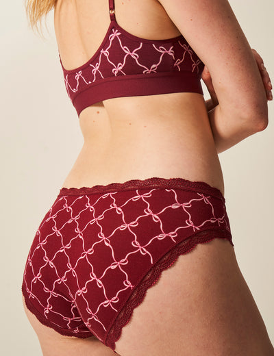 The Original Knicker Four Pack - Say it with a Bow Stripe & Stare