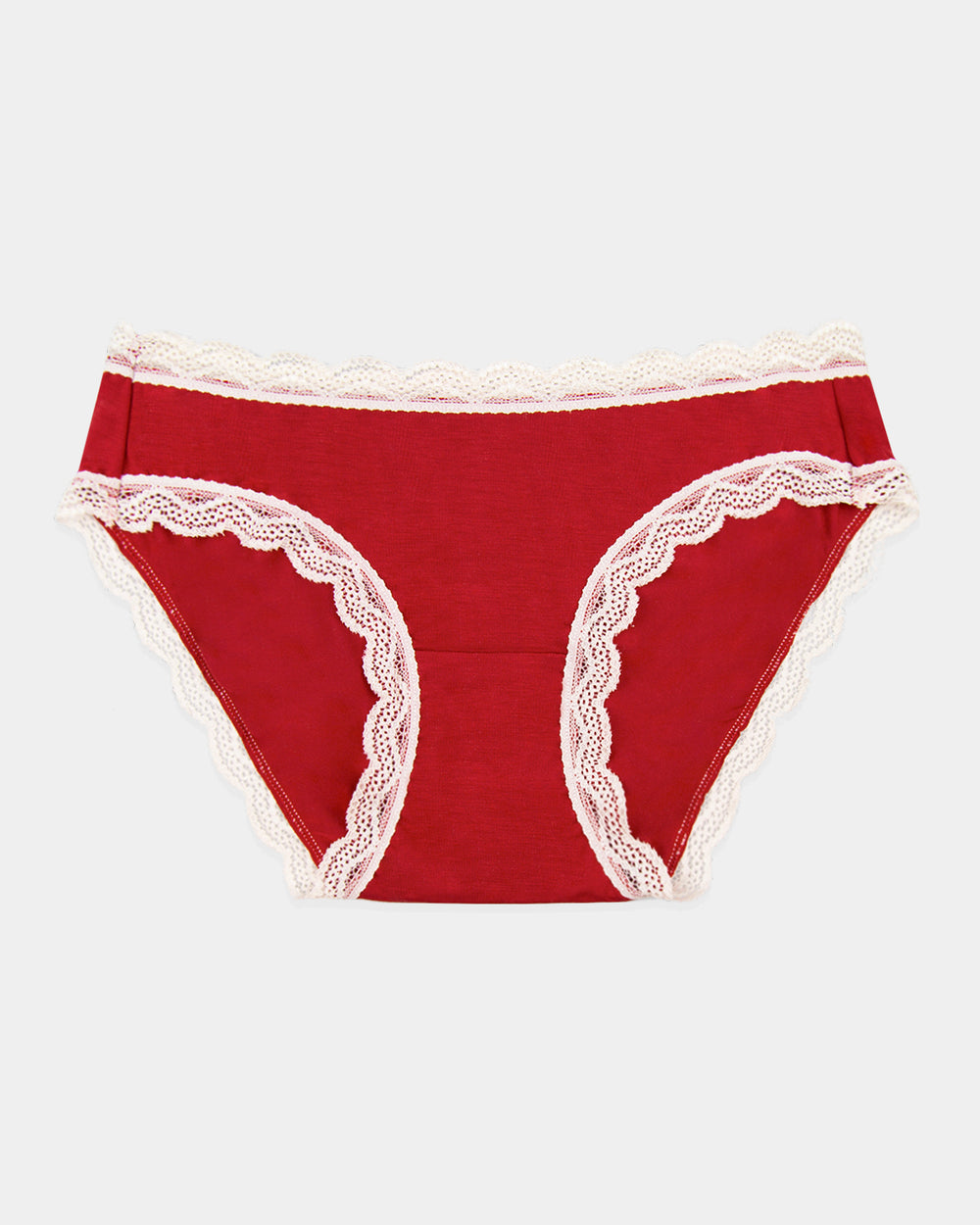 The Original Knicker -  Scarlet and Candlelight Stripe & Stare