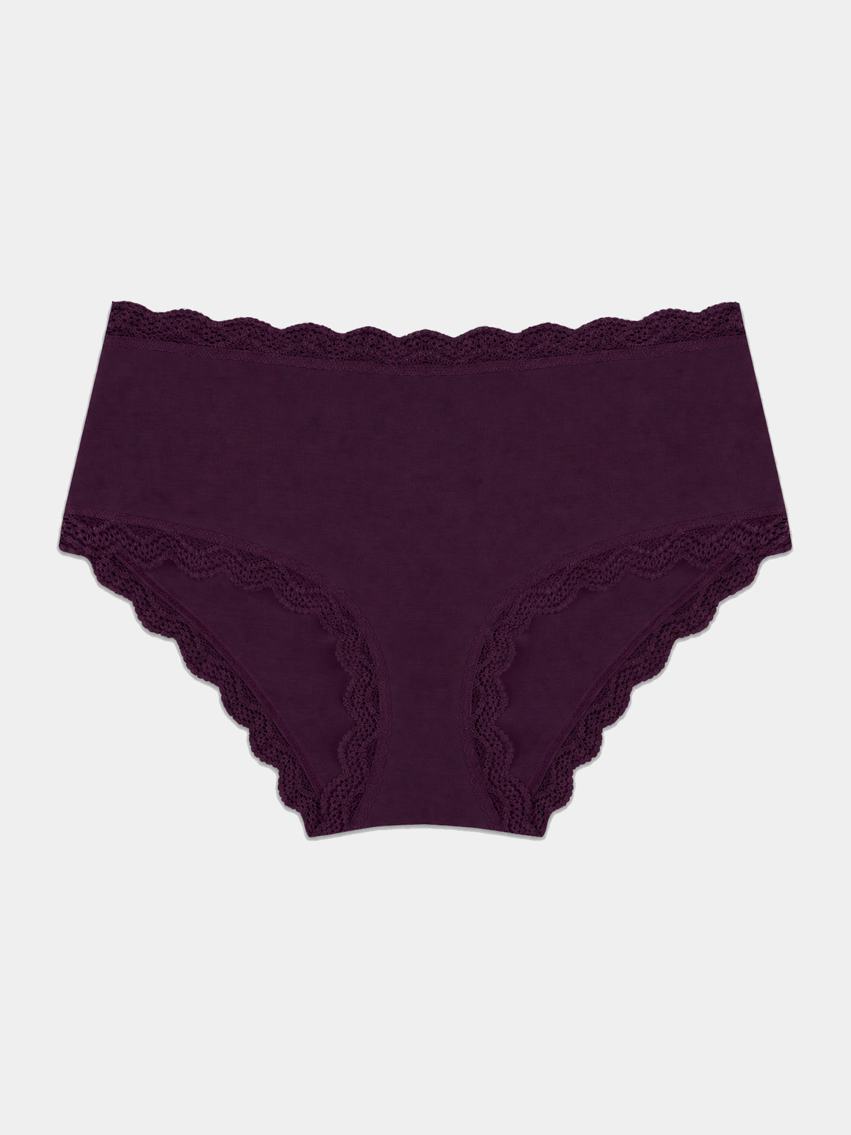 Shortie Knicker - Black Cherry