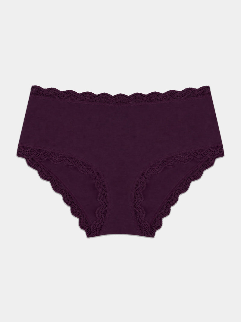 Shortie Knicker - Black Cherry