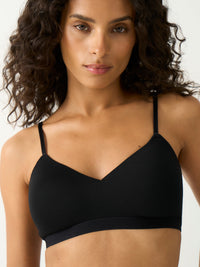 Smooth Sculpt Padded Bra - Black