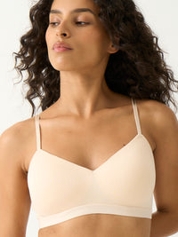 Smooth Sculpt Padded Bra - Sand