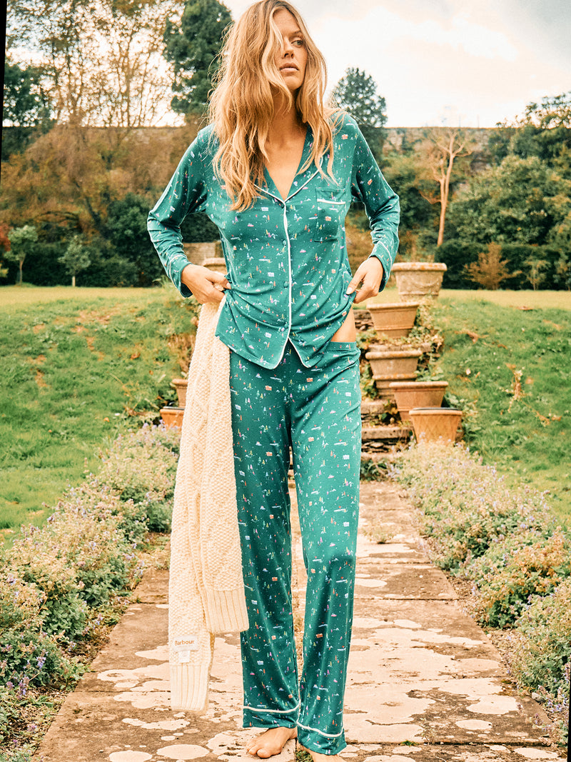 Long Pyjama Set - Gone Skiing