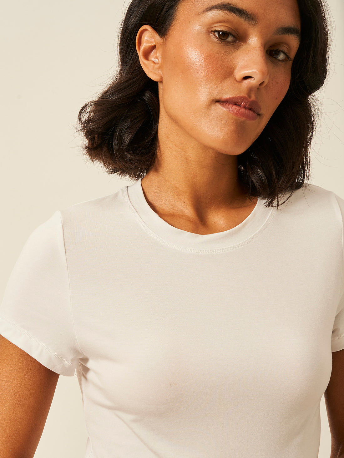 Short Sleeve Top - White