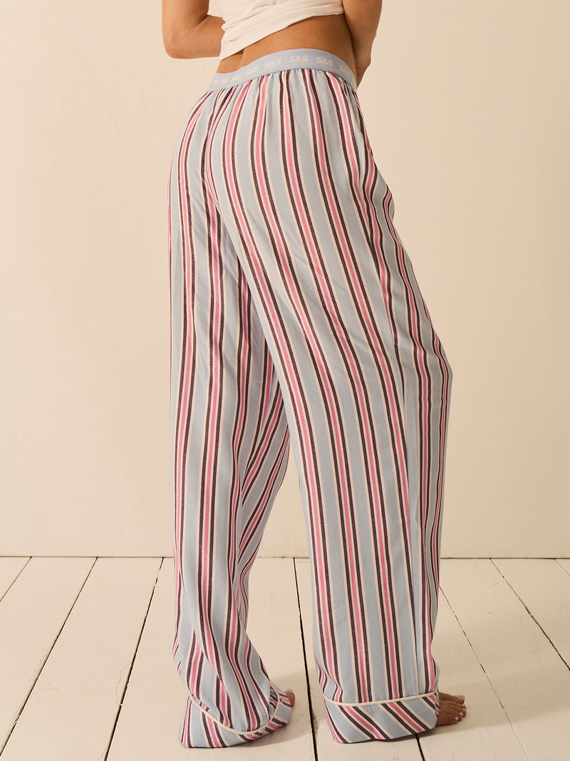 Soft Brushed Woven Pyjama Bottoms - Slumber Stripe (Copy)