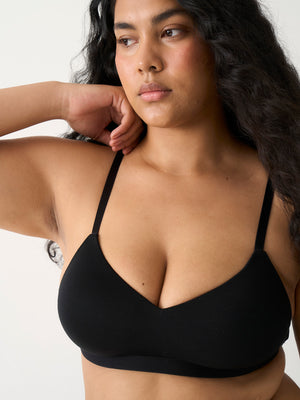 Smooth Sculpt Padded Bra - Black