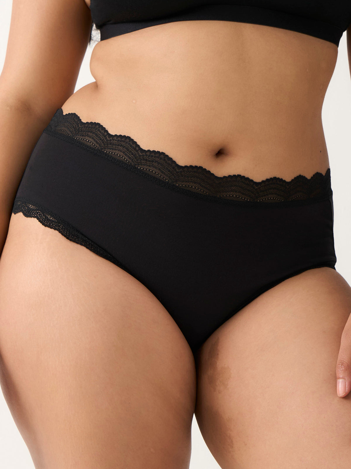High Rise Knicker - Black