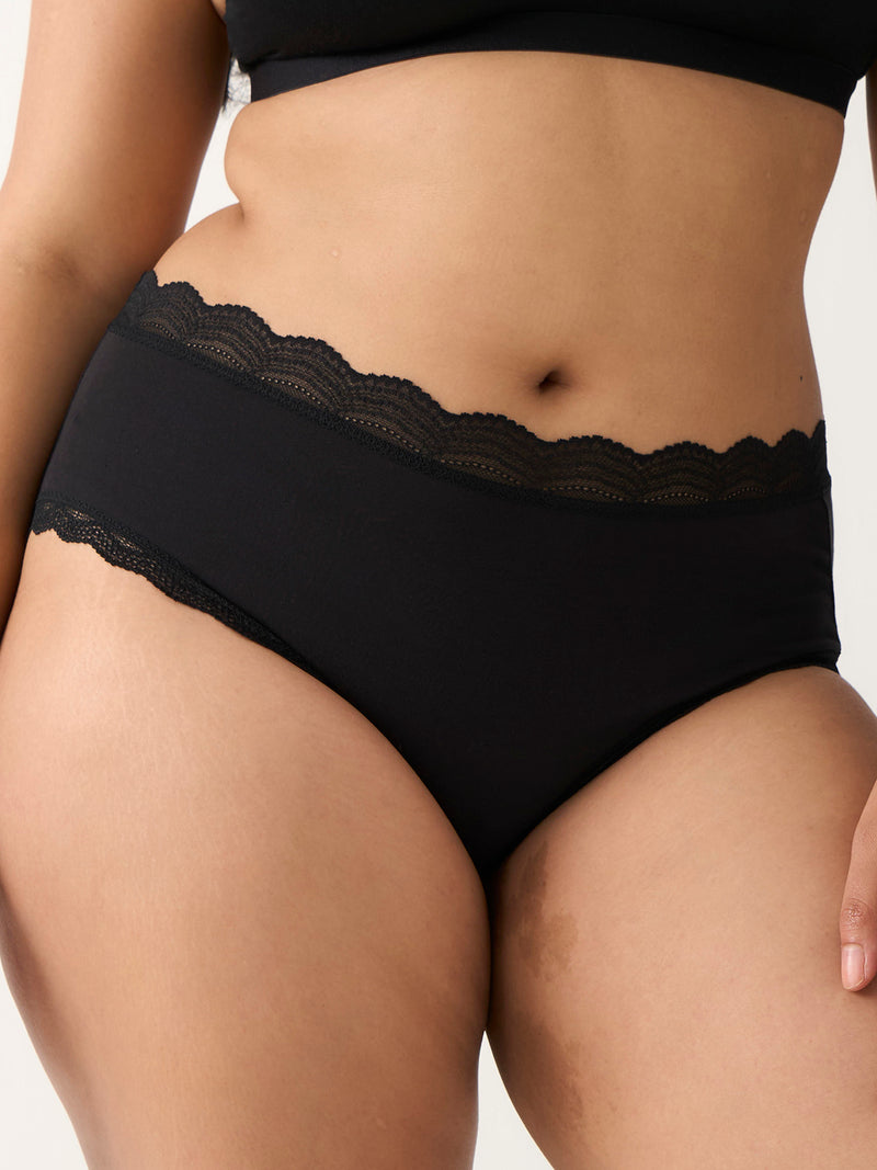 High Rise Knicker - Black