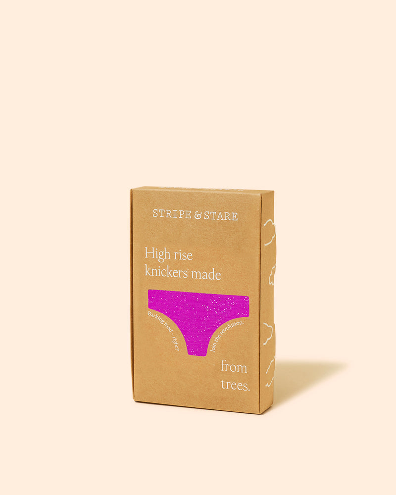 High Rise Knicker - Sparkle Fuchsia Wholegood Inter-United Ltd