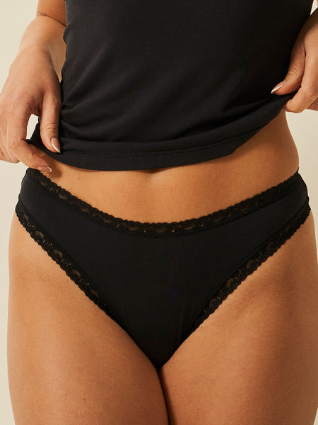 Thong - Black Charming Garment Enterprises Co