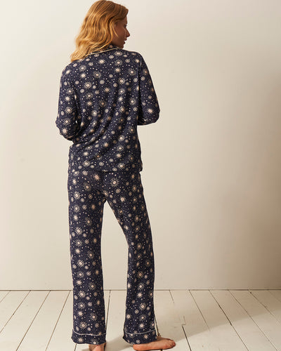 Long Pyjama Set - Starburst Stripe & Stare