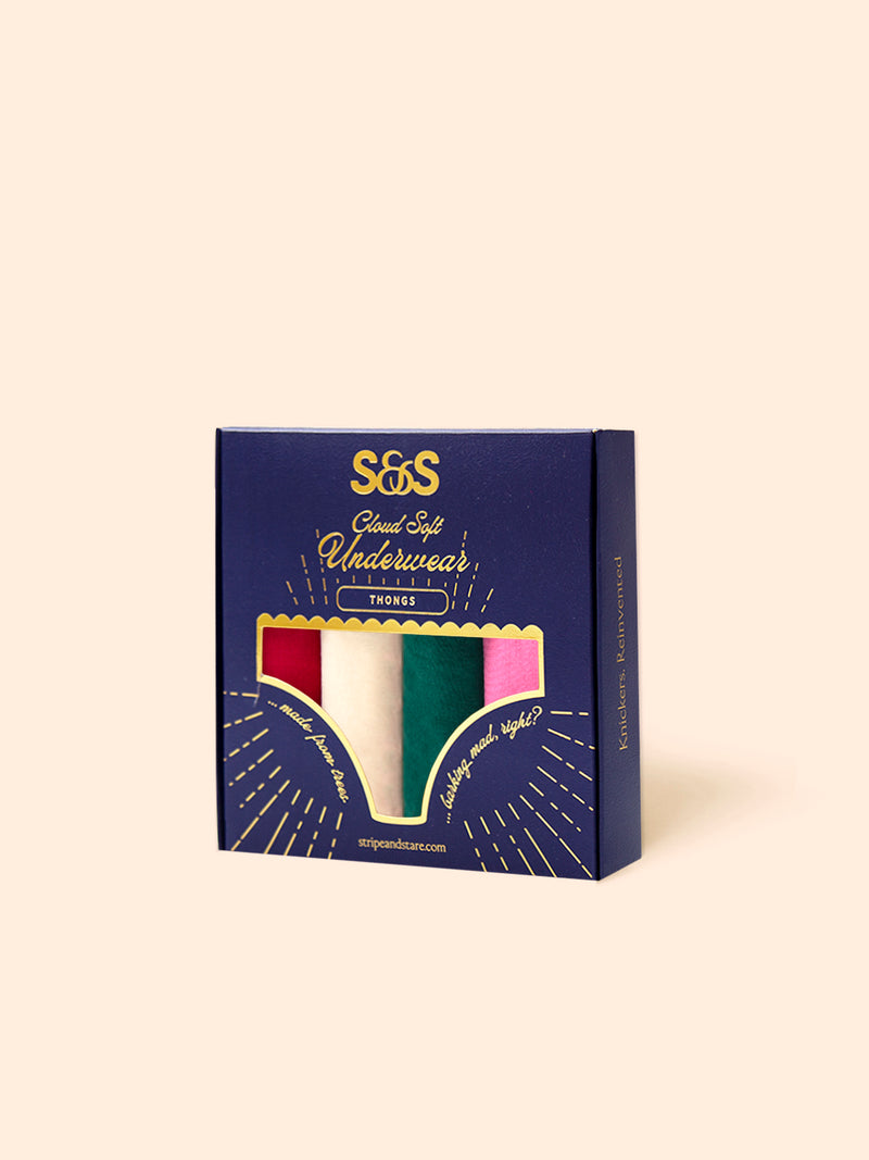 Thong Four Pack - Sugar & Spice