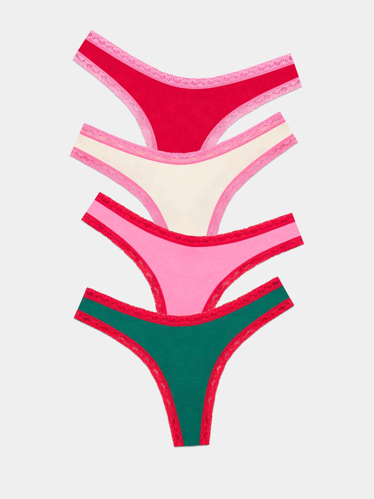 Thong Four Pack - Sugar & Spice