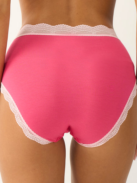 High Rise Knicker Four Pack - Sugarplum Contrasts
