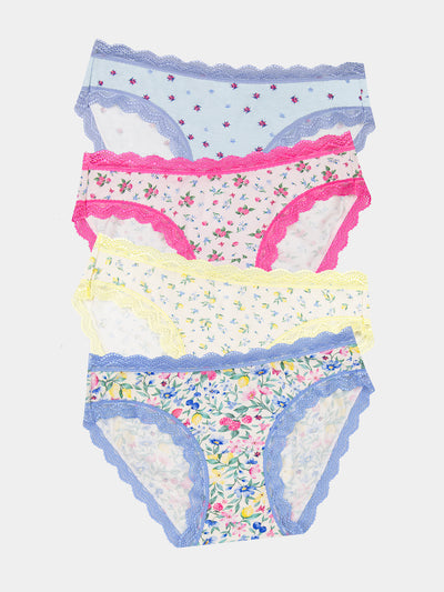 The Original Knicker Four Pack - Summer Garden Stripe & Stare