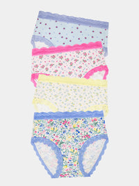 High Rise Knicker Four Pack - Summer Garden Charming Garment Enterprises Co