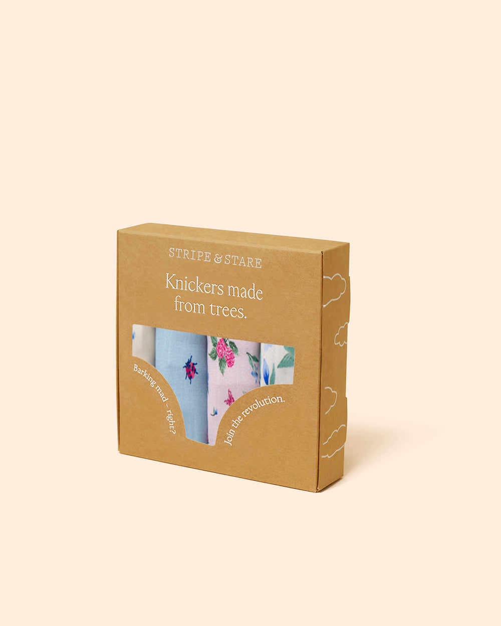 The Original Knicker Four Pack - Summer Garden Stripe & Stare