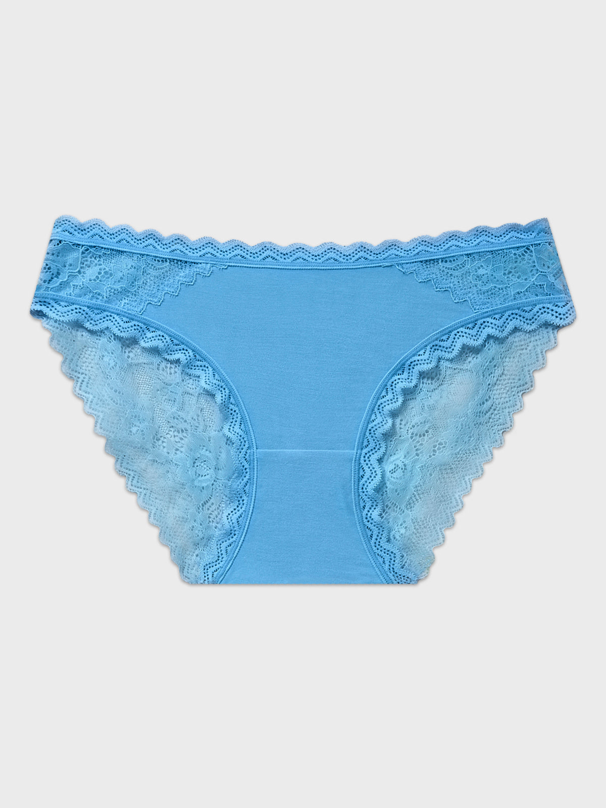 Eco Lace Original Knicker - Cerulean