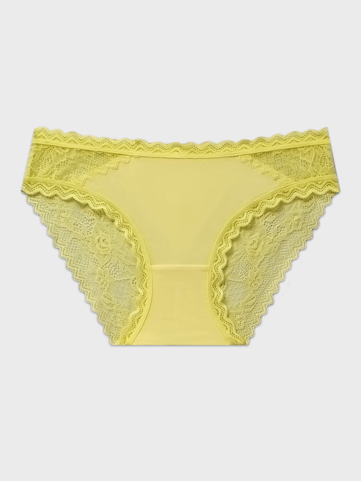 Eco Lace Original Knicker - Lemon Zest