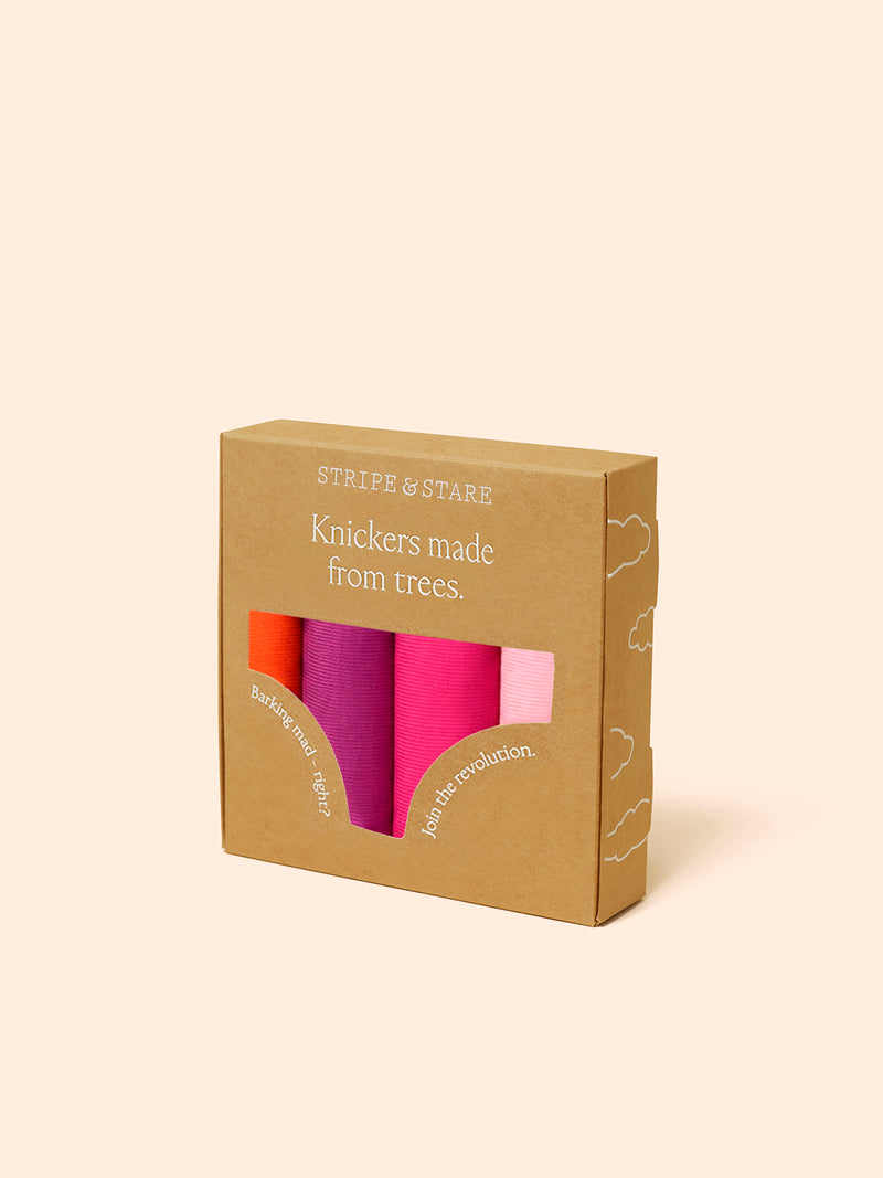 The Original Knicker Four Pack - Autumn Sunset