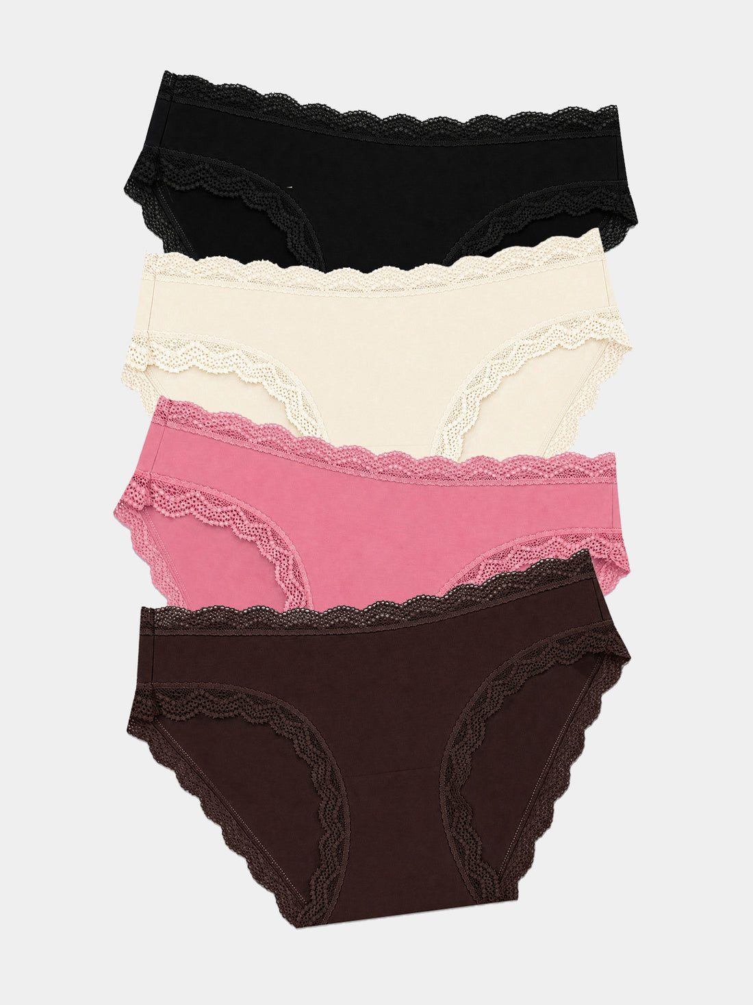 The Original Knicker Four Pack - Espresso Basics