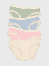 The Original Knicker Four Pack - Eucalyptus Pastels