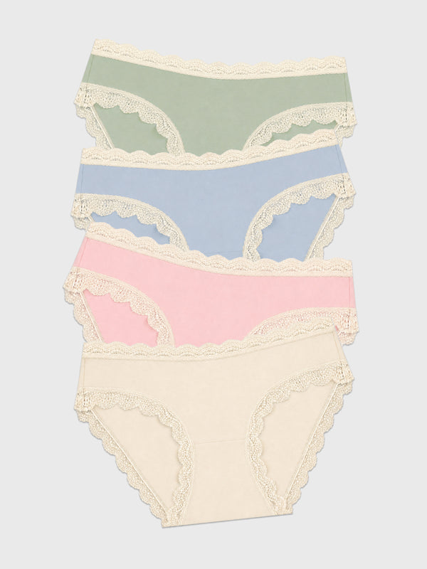 The Original Knicker Four Pack - Eucalyptus Pastels