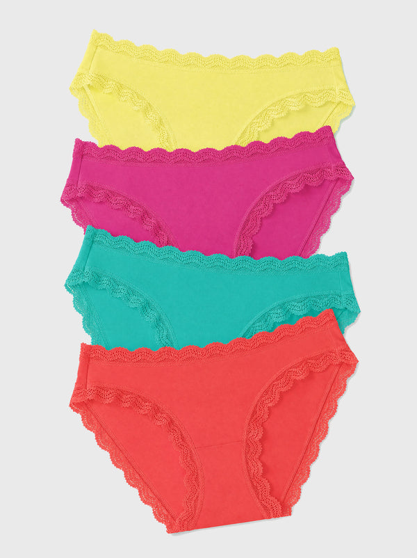 The Original Knicker Four Pack - Paradise Brights