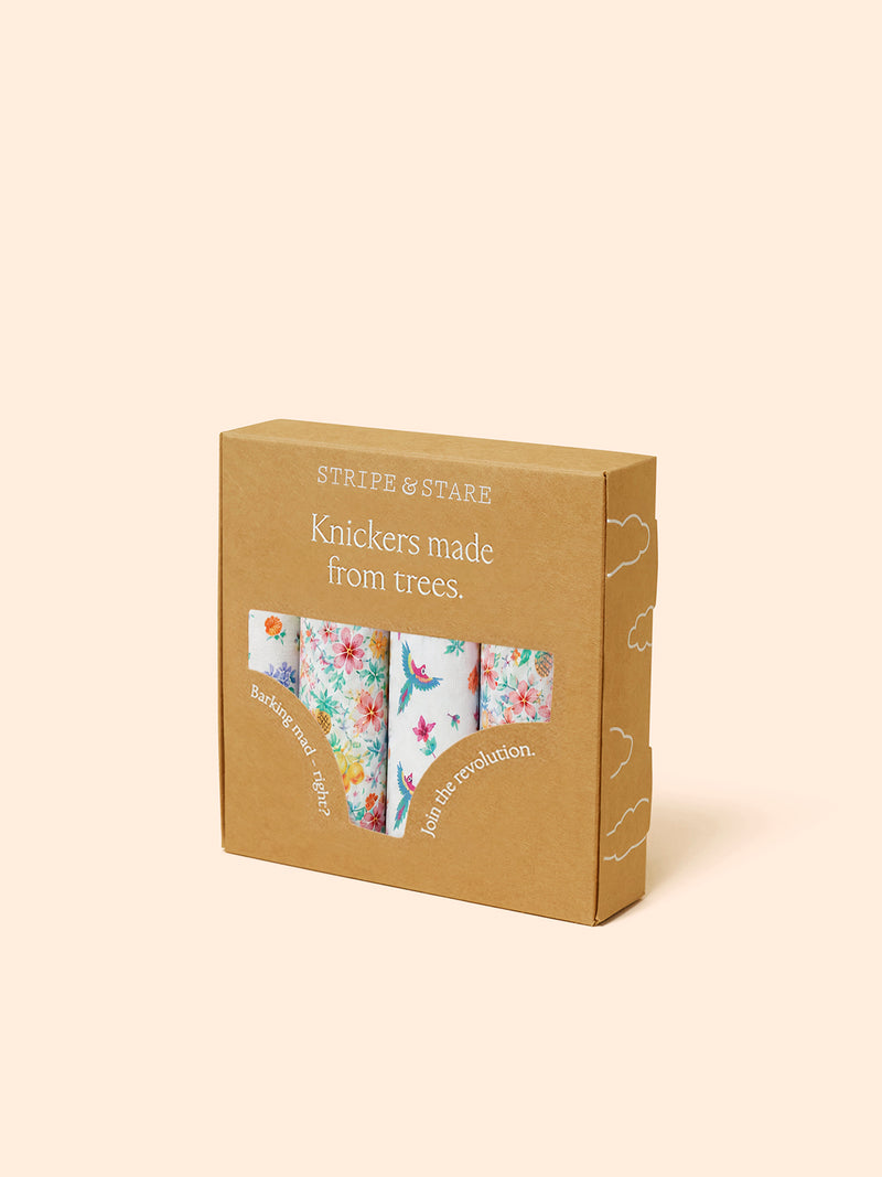The Original Knicker Four Pack - Paradise Found