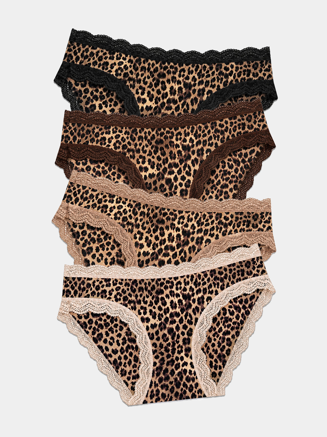 The Original Knicker Four Pack - True Leopard
