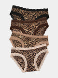 The Original Knicker Four Pack  - True Leopard