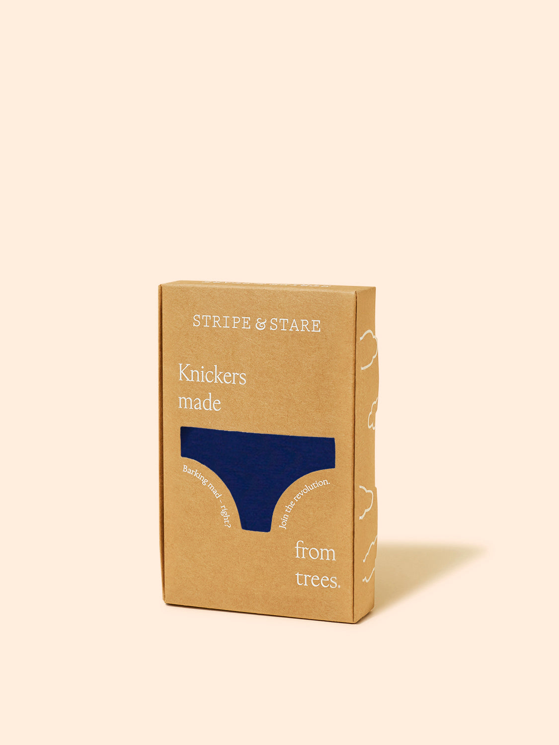 The Original Knicker - Navy & Sweet Violet