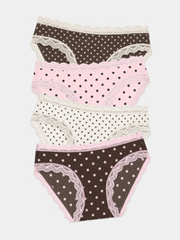 The Original Knicker Four Pack - Neapolitan Polkadot
