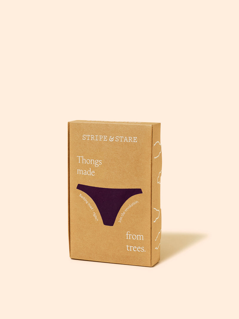 Thong - Black Cherry
