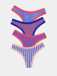 Thong Four Pack - Boden x S&S Hearts