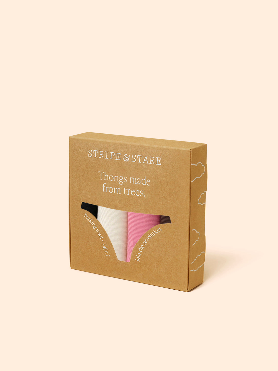 Thong Four Pack - Espresso Basics
