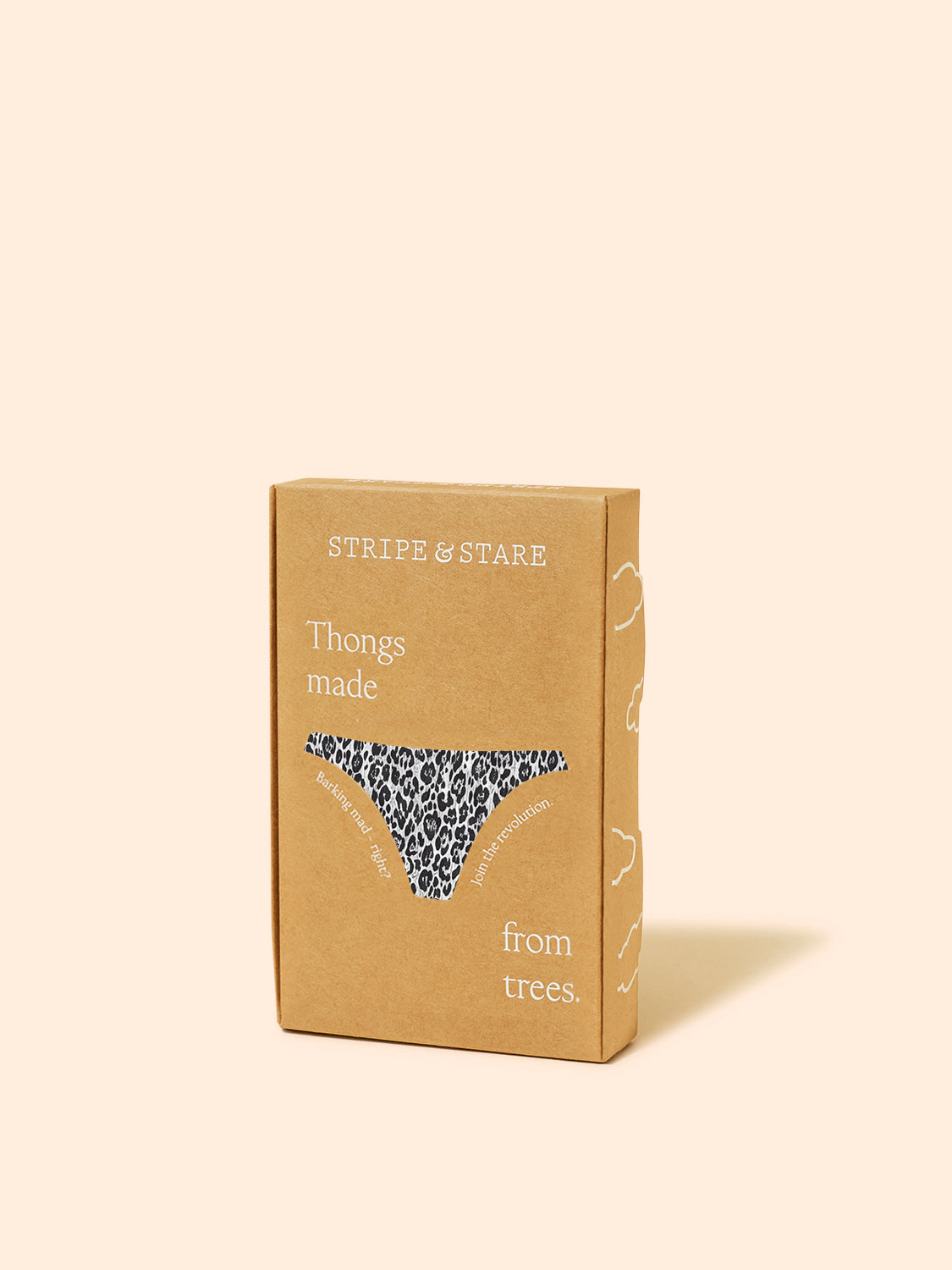 ZigZag Lace Thong - Leopard