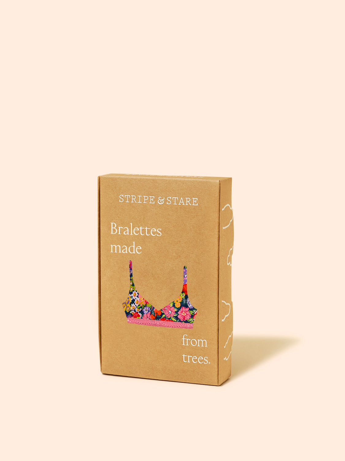 Triangle Lace Bra - Botanical Bloom