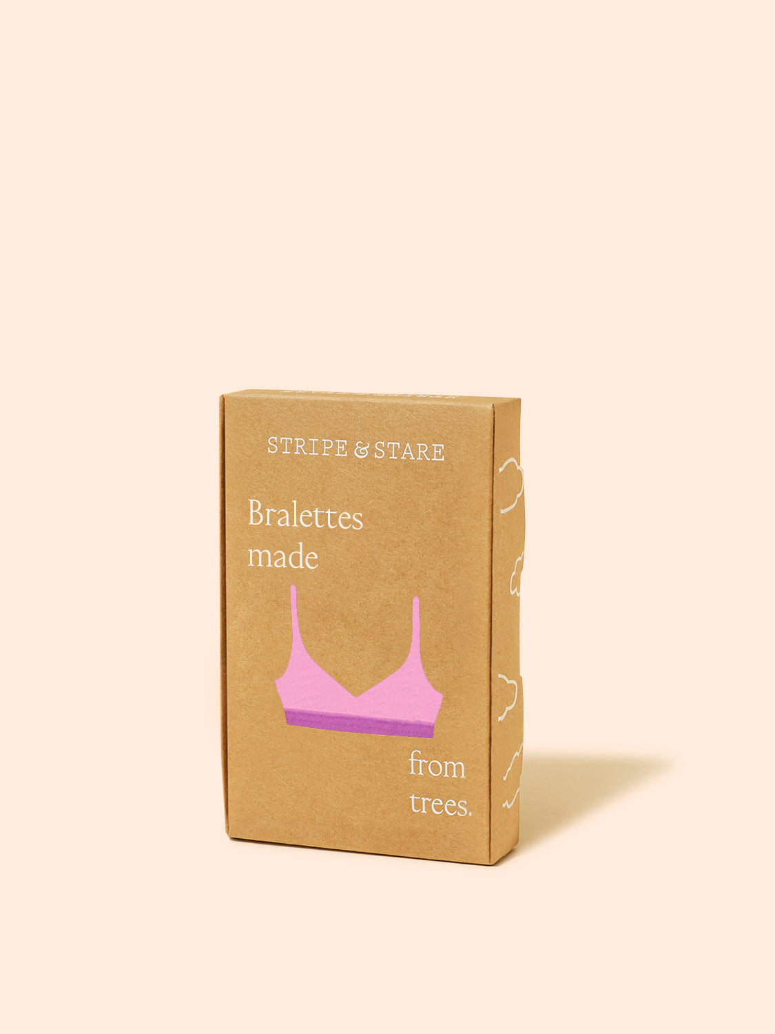 Light Lace Triangle Bra - Candy Floss Brights