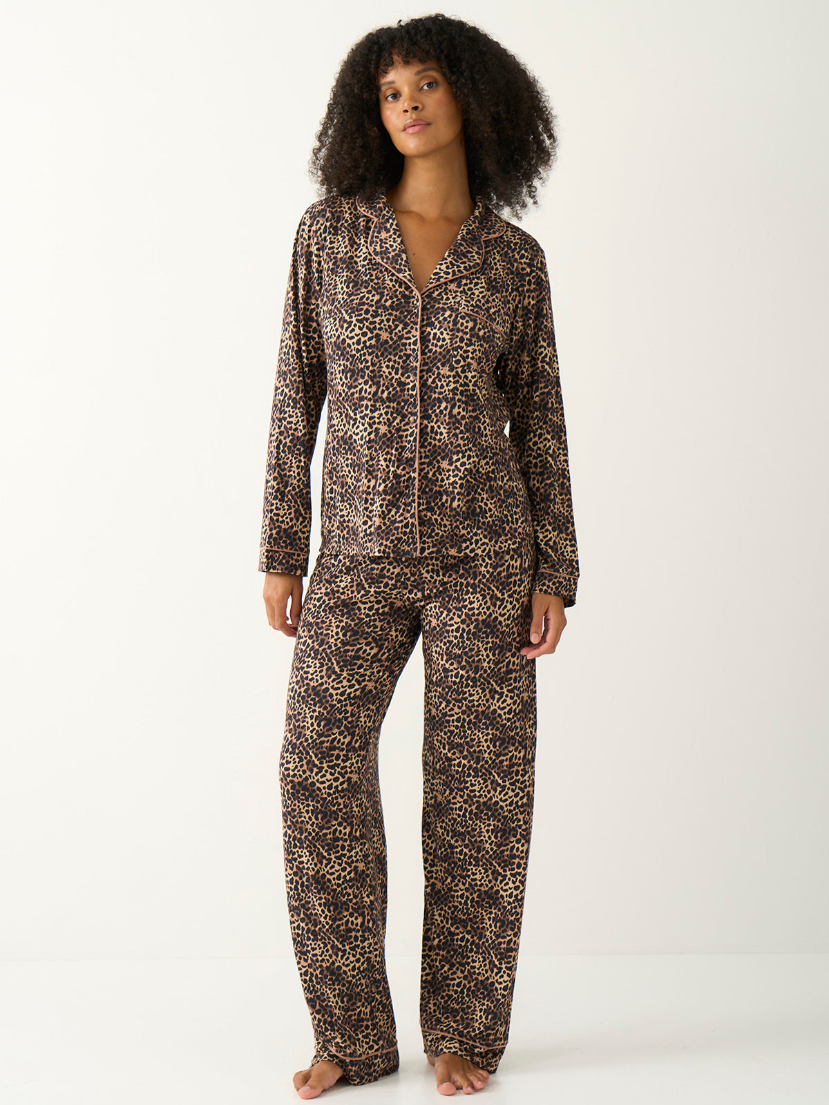 Long Pyjama Set - True Leopard