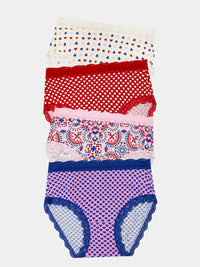 High Rise Knicker Four Pack - Lady Luck Charming Garment Enterprises Co