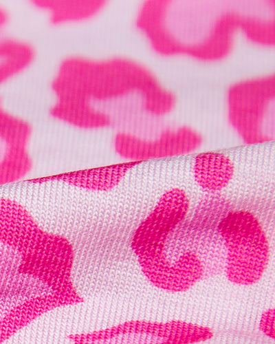 High Rise Knicker - Vibrant Pink Leopard Stripe & Stare®