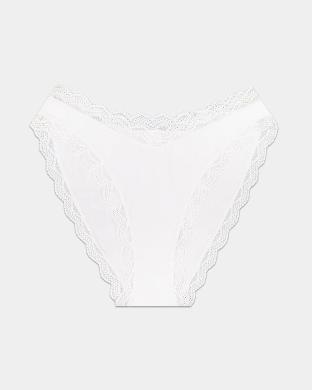 Dipped Tanga Knicker - White Stripe & Stare