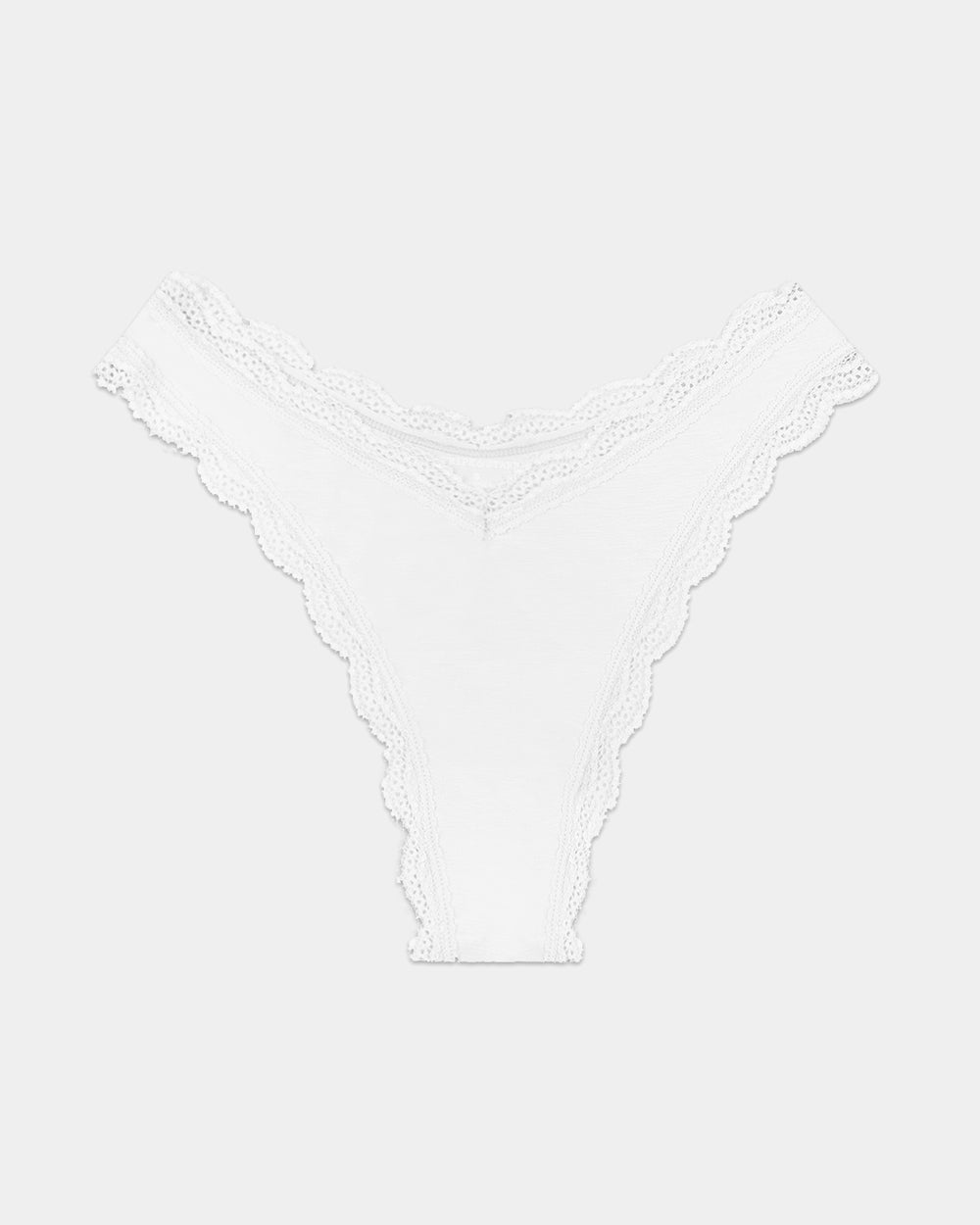 Dipped Thong - White