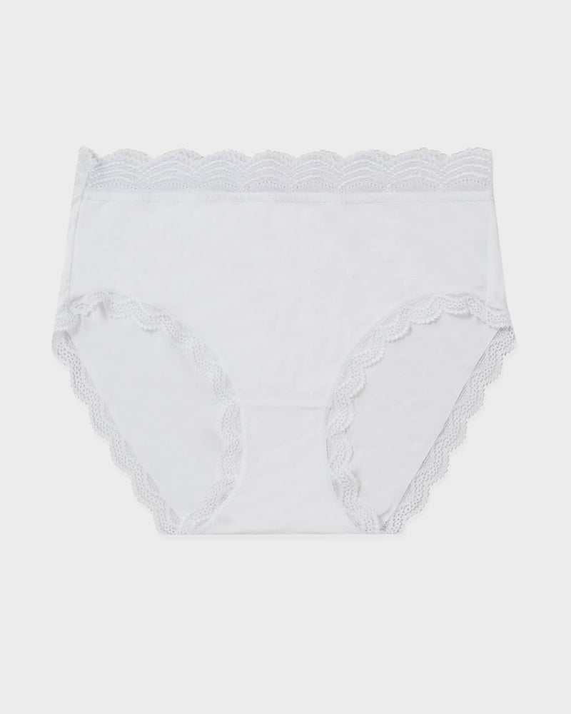 High Rise Knicker - White Charming Garment Enterprises Co