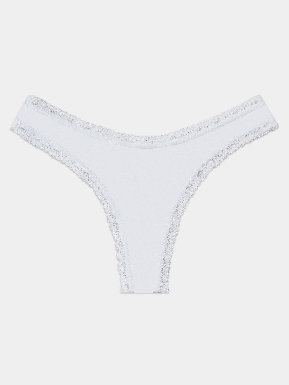 Thong - White Charming Garment Enterprises Co