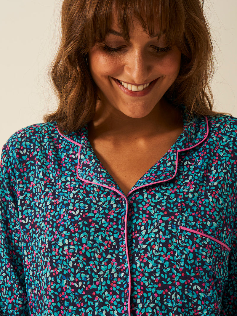 Long Pyjama Set - Winter Berry