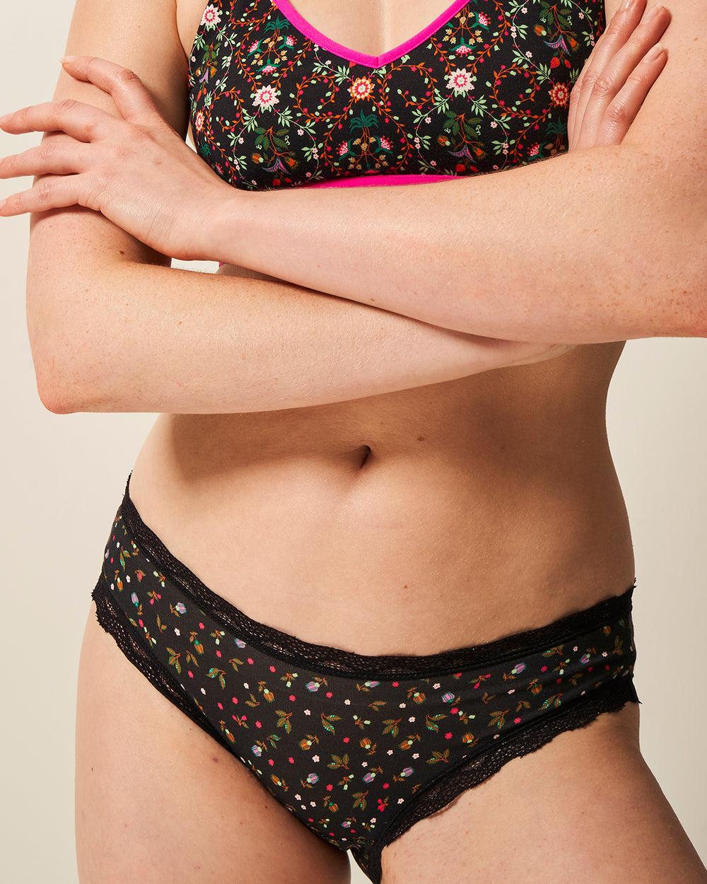 The Original Knicker - Rosebuds Stripe & Stare