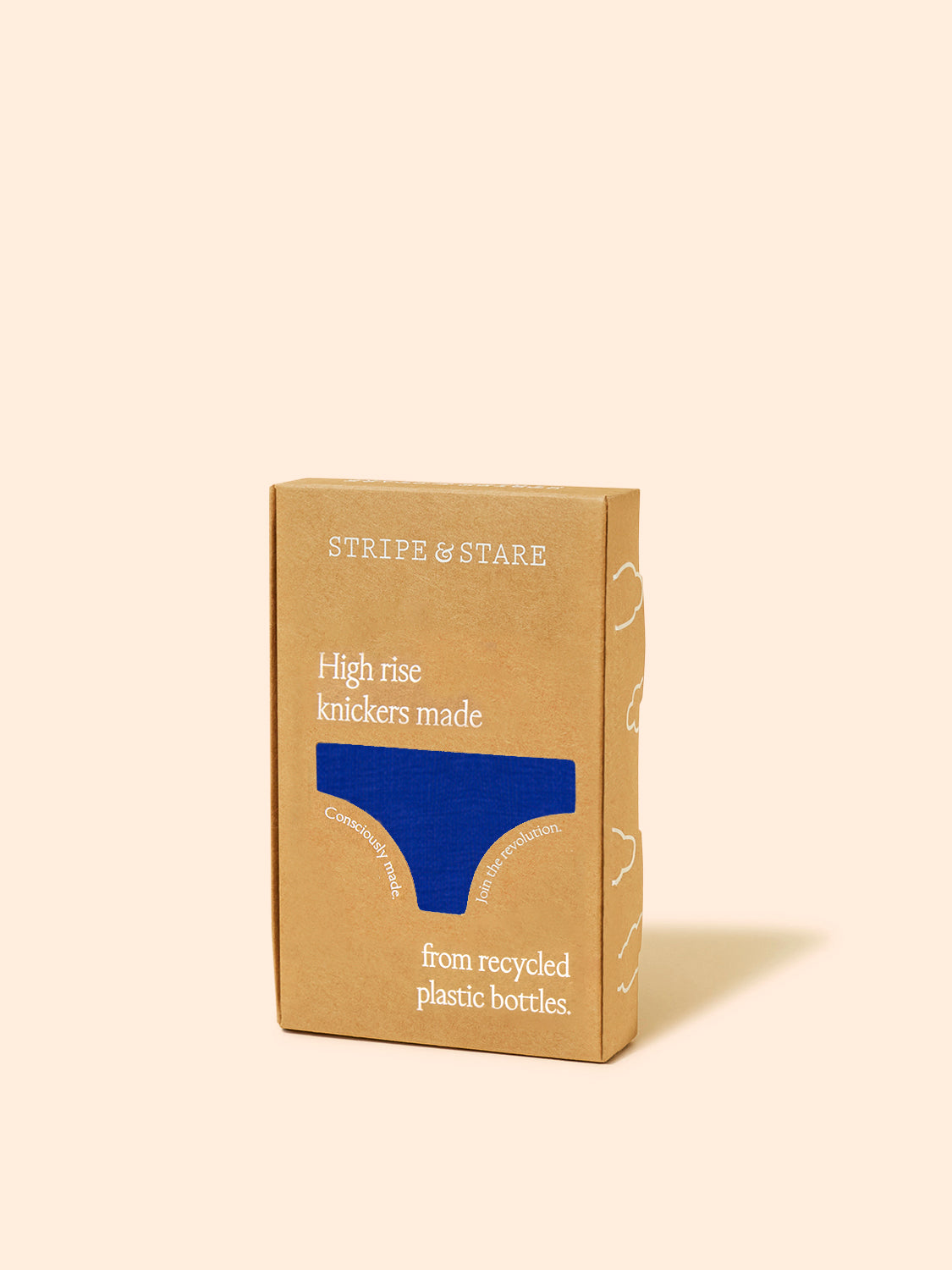 Eco Lace High Rise Knicker - Azure Blue Hop Lun Limited