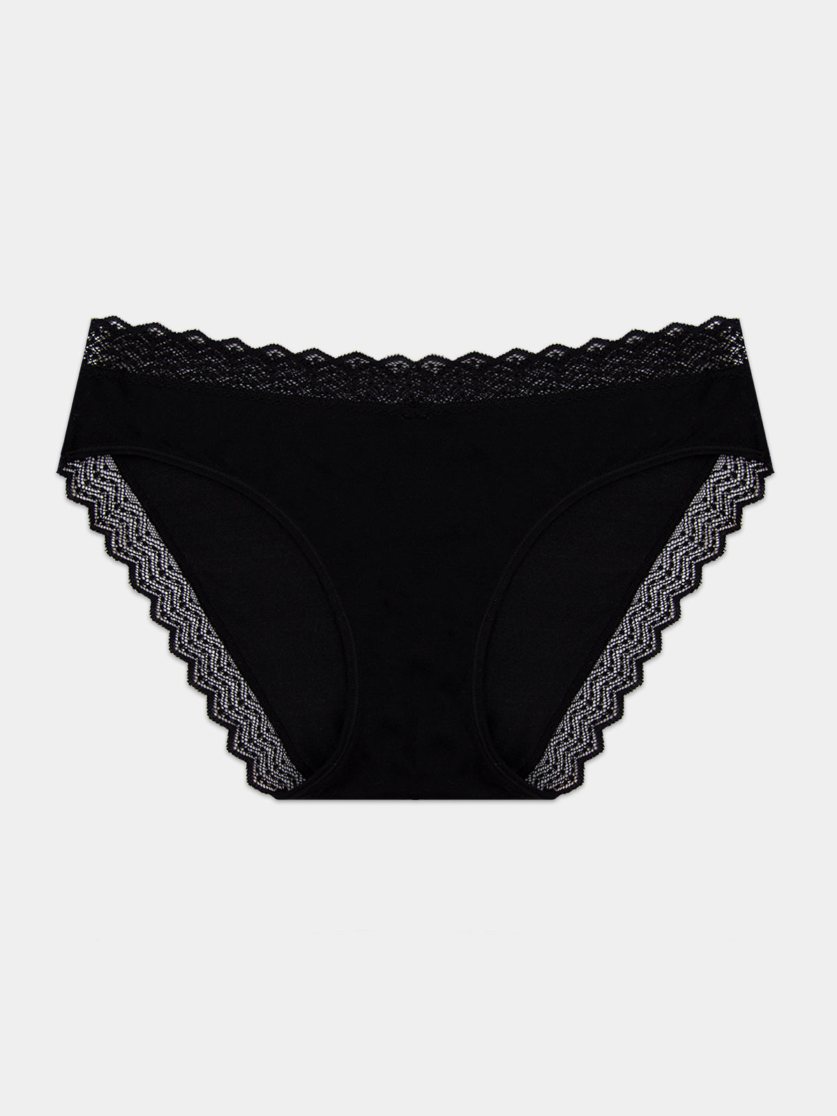 ZigZag Lace Original Knicker - Black Hop Lun Limited